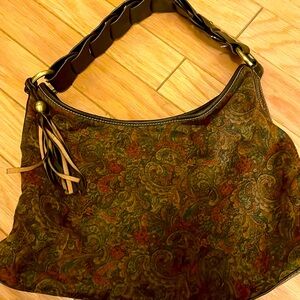 Beautiful dark paisley Tommy Hilfiger hobo bag. Closet clear out . No returns .